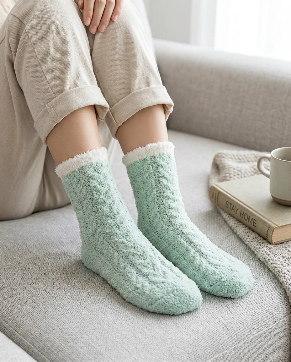Women's Thermal Fluffy Socks · 3-Pair Pack – product detail